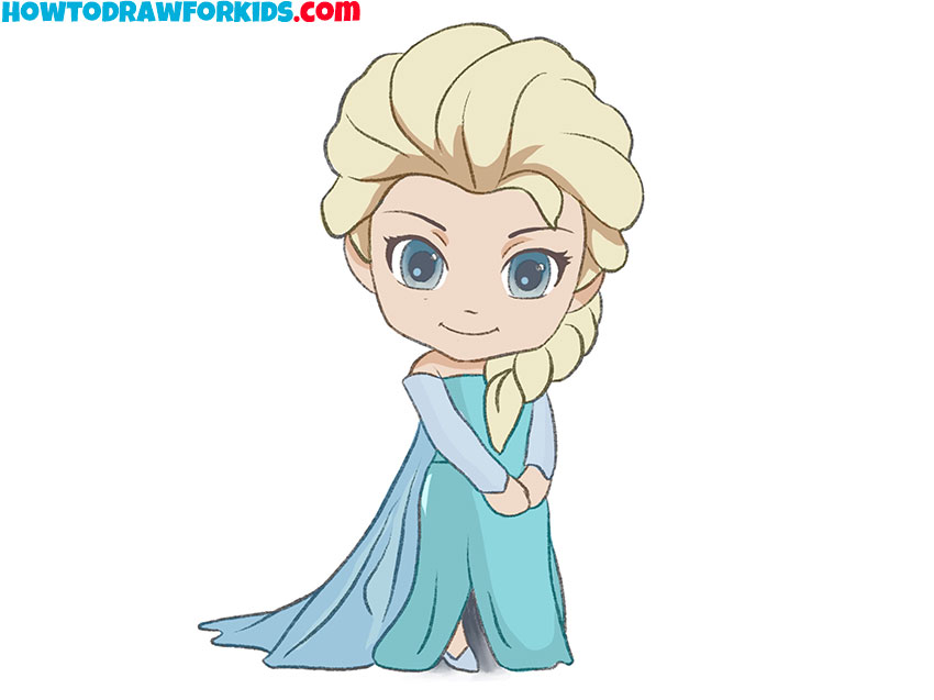 How to Draw Elsa Step by Step - Easy Drawing Tutorial For Kids