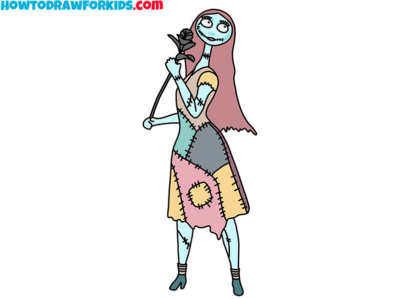 How to Draw Sally (The Nightmare Before Christmas)