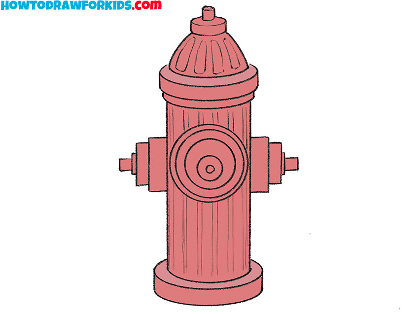 How to Draw a Fire Hydrant Easy Drawing Tutorial For Kids