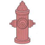How to Draw a Fire Hydrant