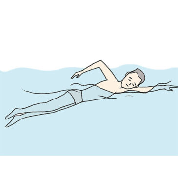 How to Draw a Swimming Person
