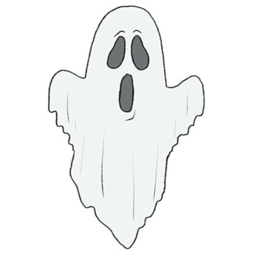 How to Draw an Easy Ghost