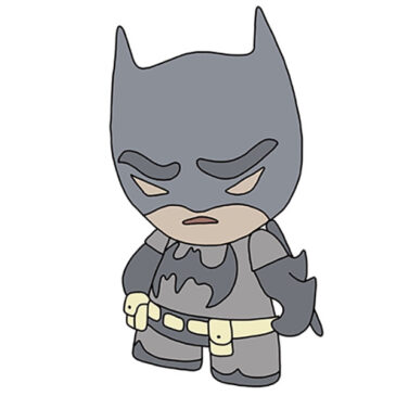 How to Draw Cartoon Batman