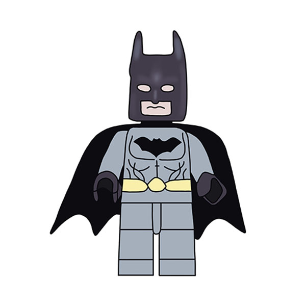 How to Draw Lego Batman