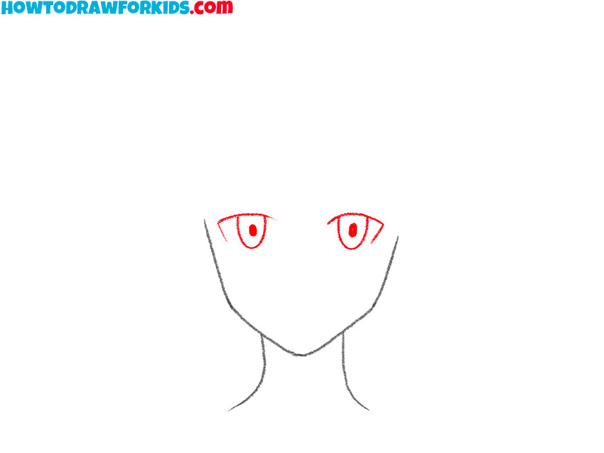 how to draw an anime head male