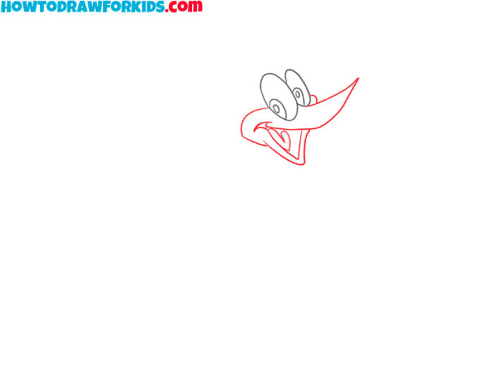 How to Draw Woody Woodpecker - Easy Drawing Tutorial For Kids