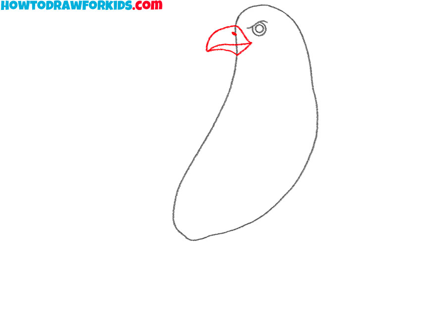 how to draw a hawk cartoon