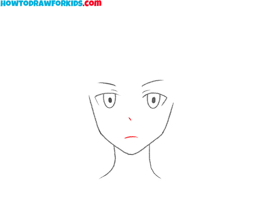 how to draw a manga head for beginners