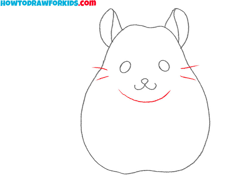 how to draw an easy chinchilla
