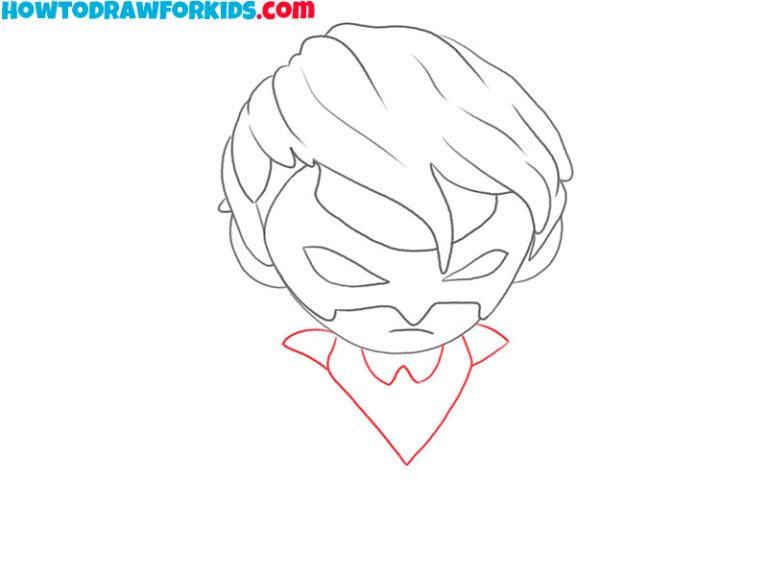 How to Draw Nightwing Easy Drawing Tutorial For Kids