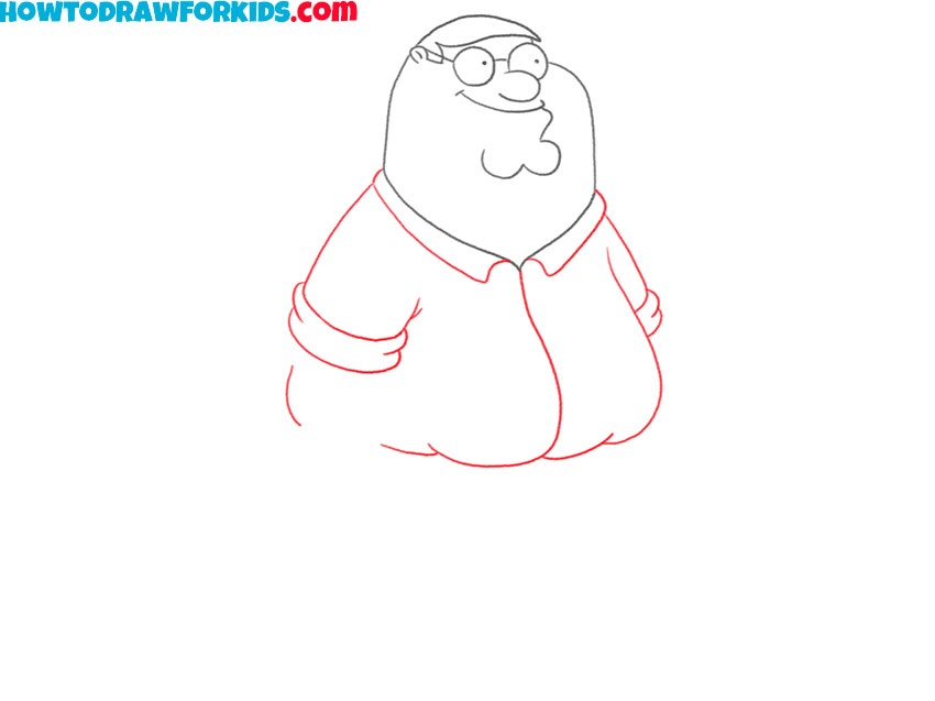 how to draw peter griffin for beginners