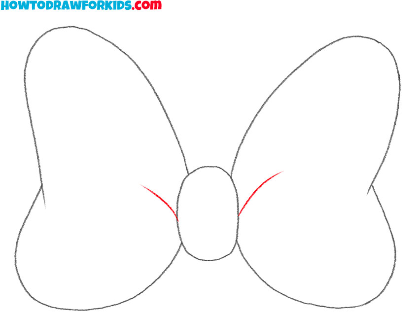 minnie mouse bow drawing bow