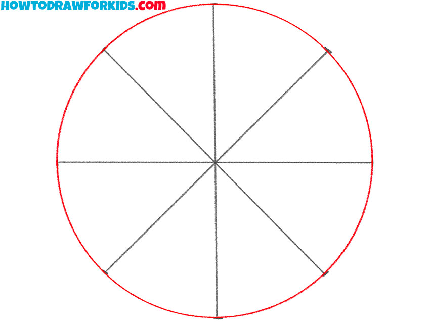 simple circle without a compass drawing