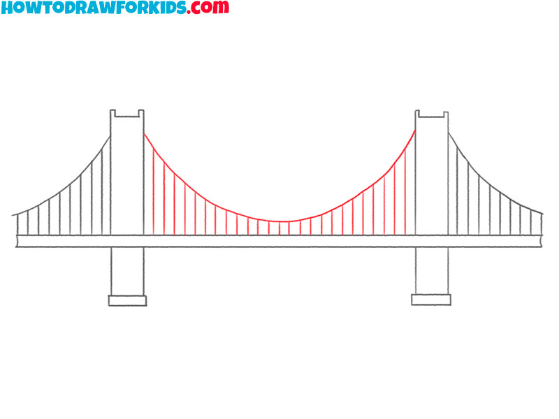 golden gate drawing lesson