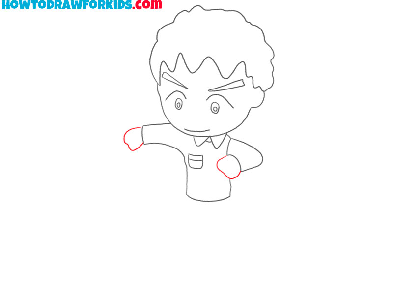 how to draw a cute soccer player