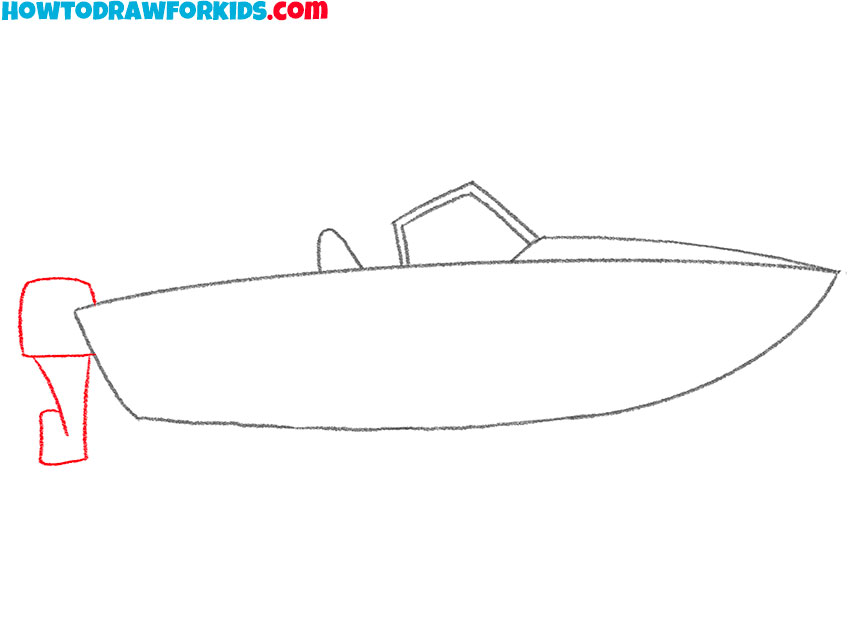 speedboat drawing guide