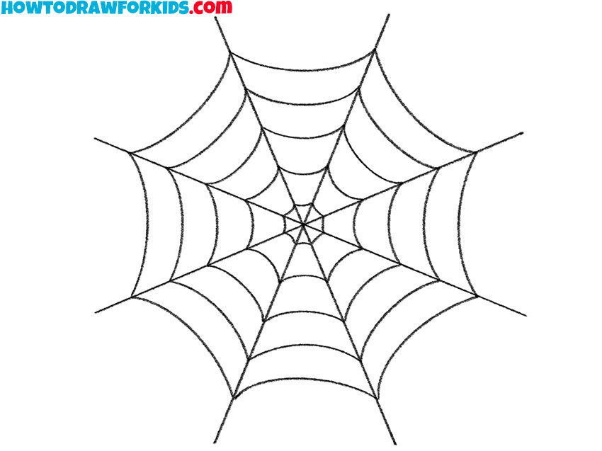 Spider Web Drawing by Barbara Chase