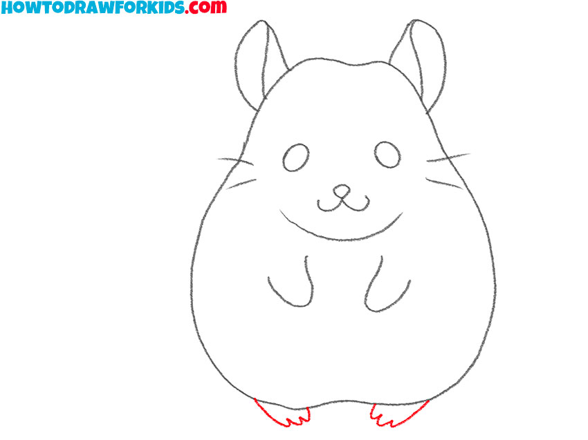 how to draw a chinchilla for kids