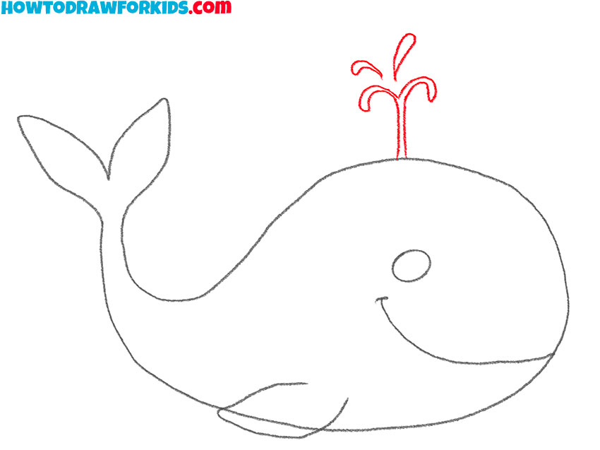 how to draw a whale art