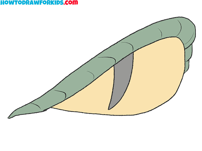 How to Draw a Snake Eye - Easy Tutorial for Kids