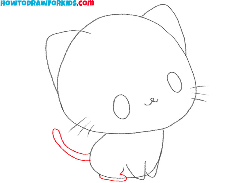 easy kitten drawing guide