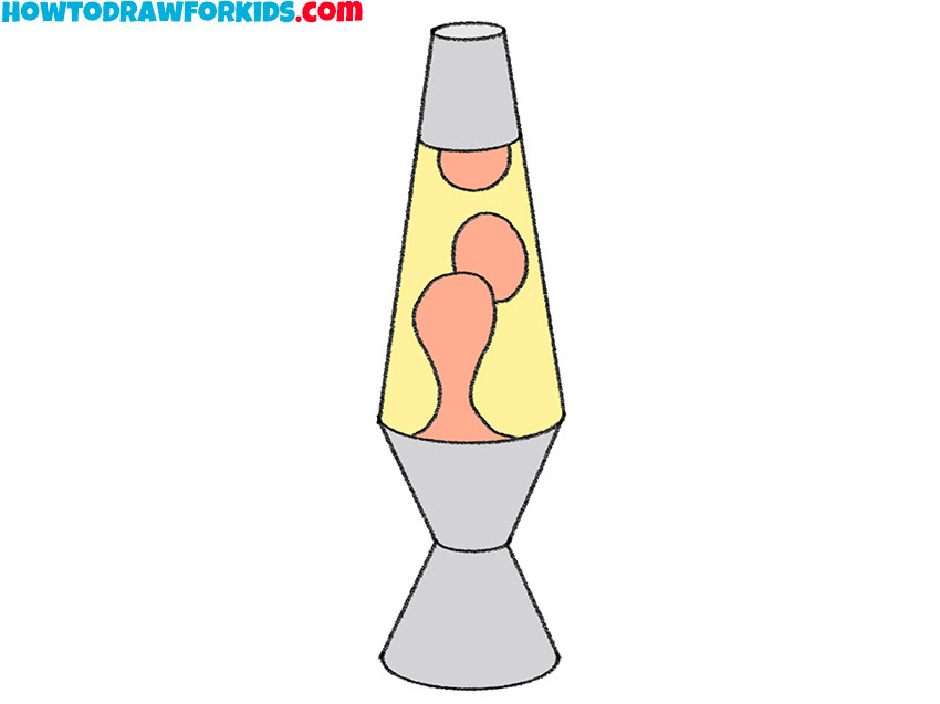 easy lava lamp drawing