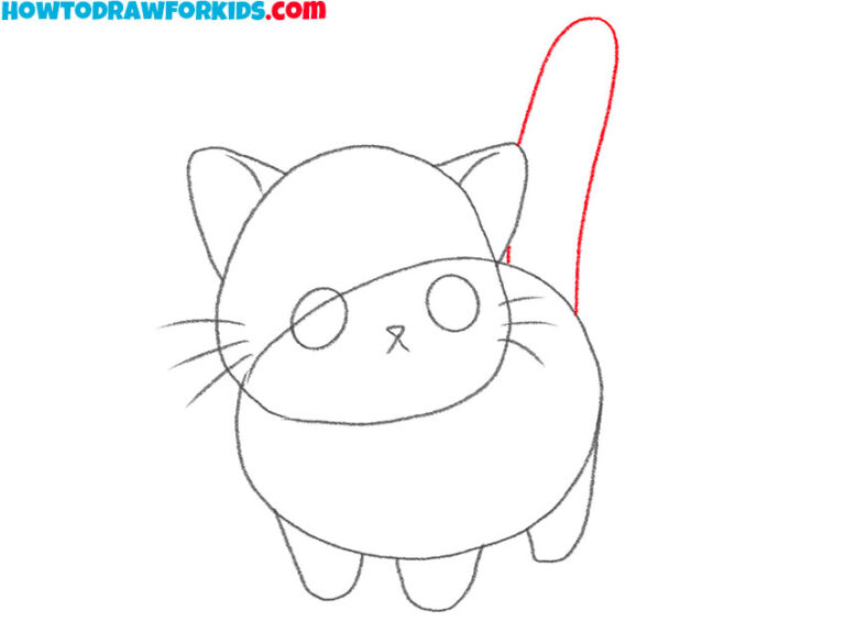 How to Draw a Kitten Step by Step - Easy Drawing Tutorial For Kids