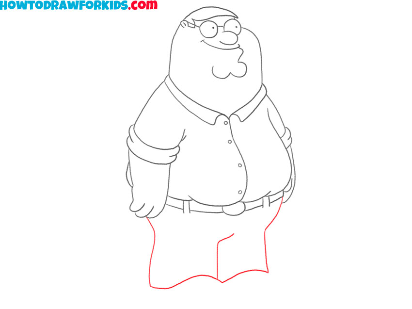 peter griffin drawing guide