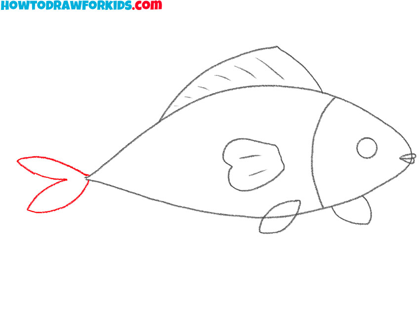 small fish drawing lesson