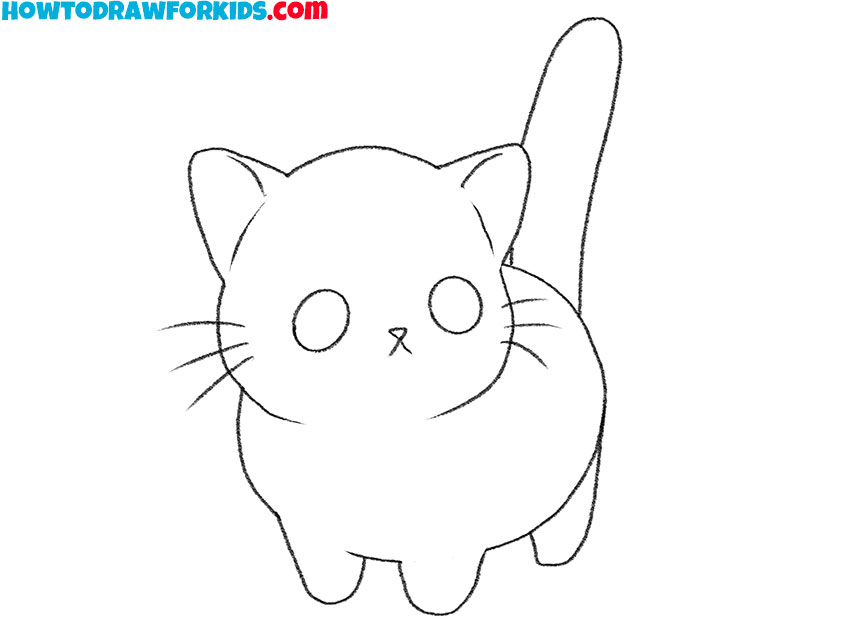 kitten drawing tutorial