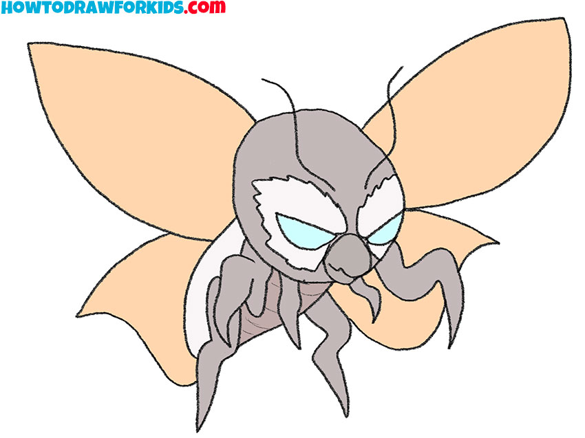 How To Draw Mothra