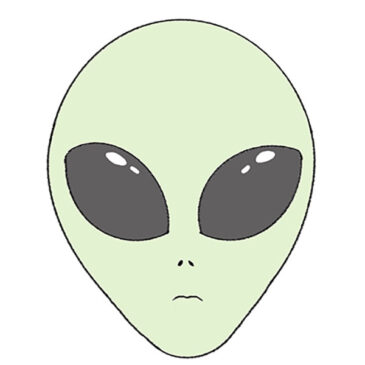 How to Draw an Alien Head