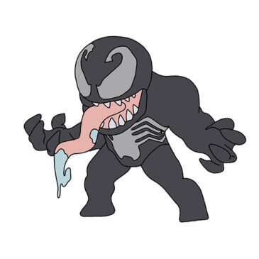 How to Draw Easy Venom
