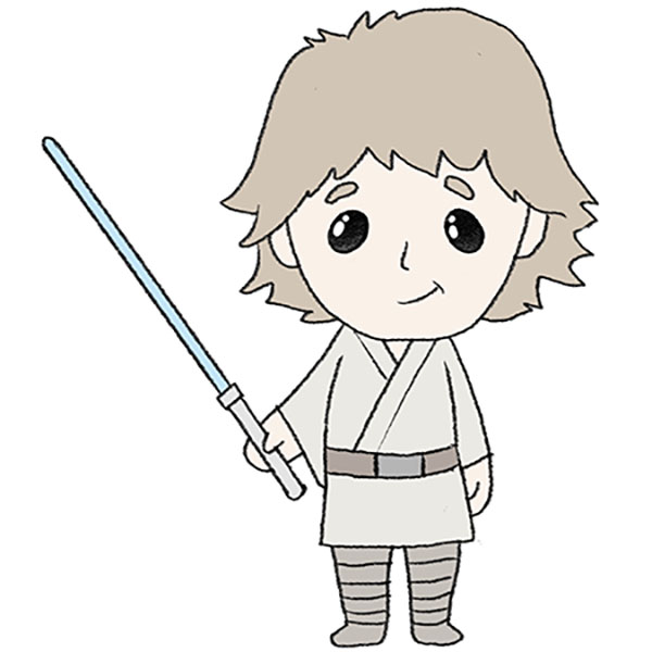 How to Draw Luke Skywalker