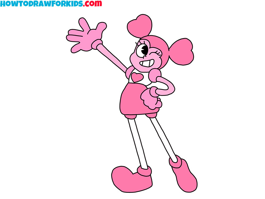 how to draw spinel cartoon