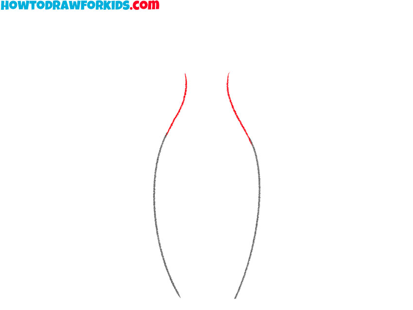 how to draw a bowling pin for kids