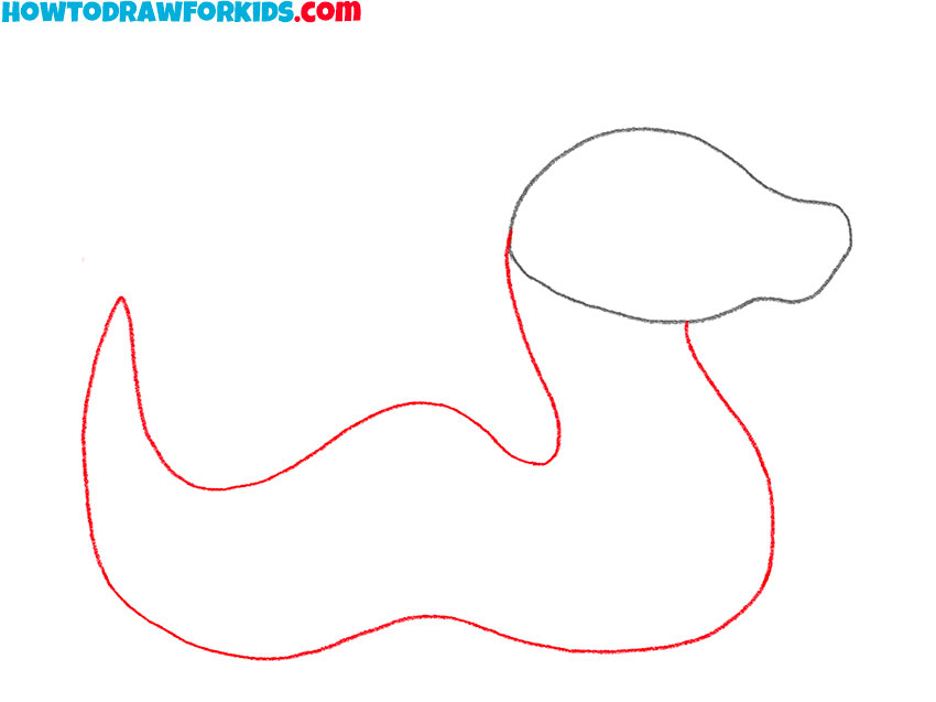 how to draw a realistic sea serpent