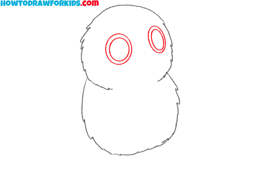 how to draw an owl easy