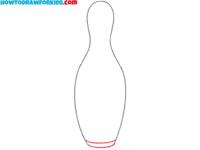 How to Draw a Bowling Pin Easy Drawing Tutorial For Kids