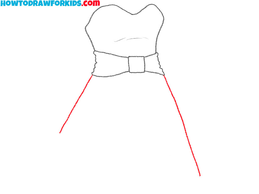 how to draw an anime dress for beginners