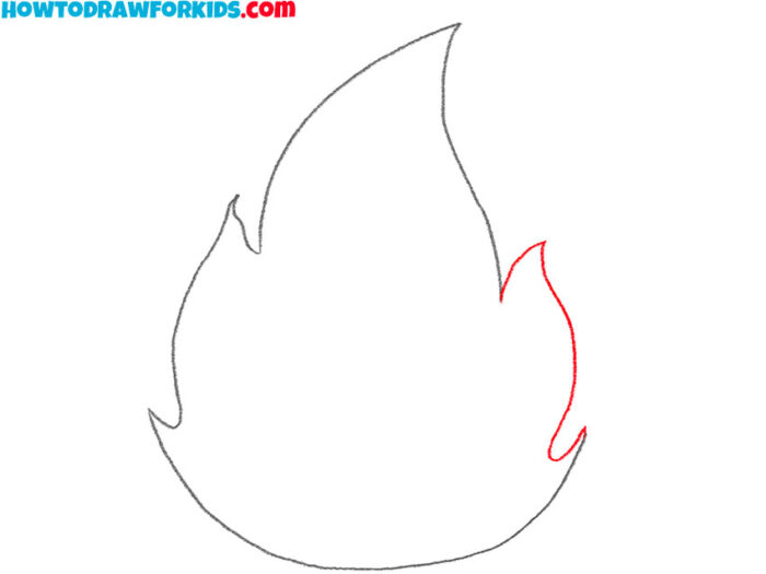 How to Draw Cartoon Fire Easy Drawing Tutorial For Kids