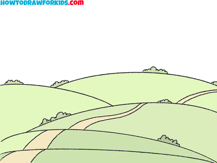 How to Draw a Field - Easy Drawing Tutorial For Kids