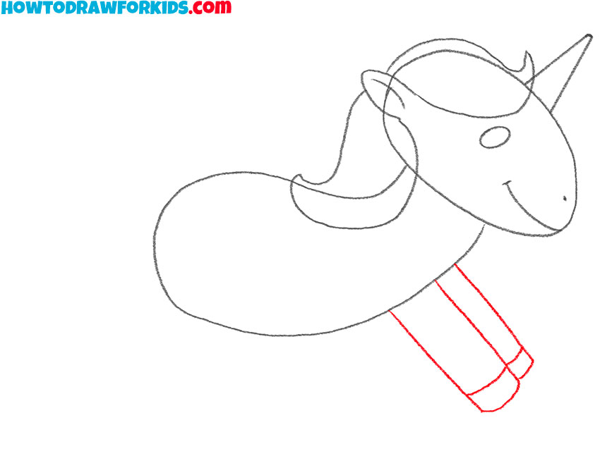 how to draw a jumping horse for kindergarten