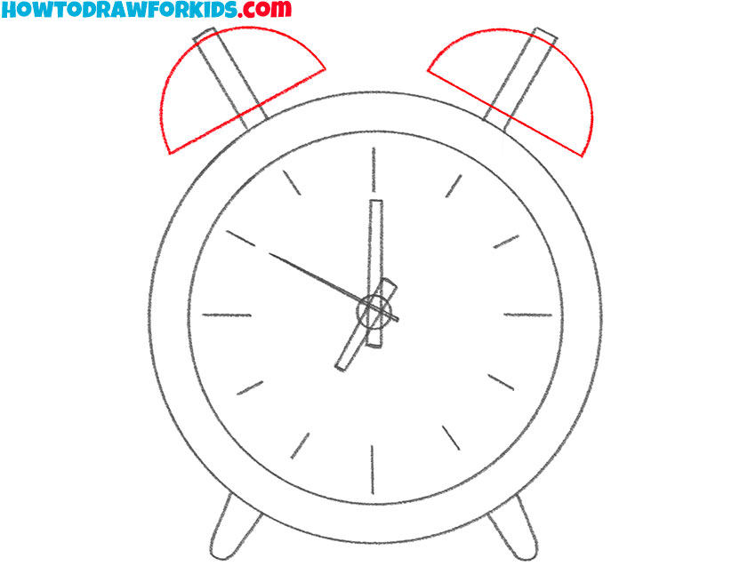 alarm clock drawing guide