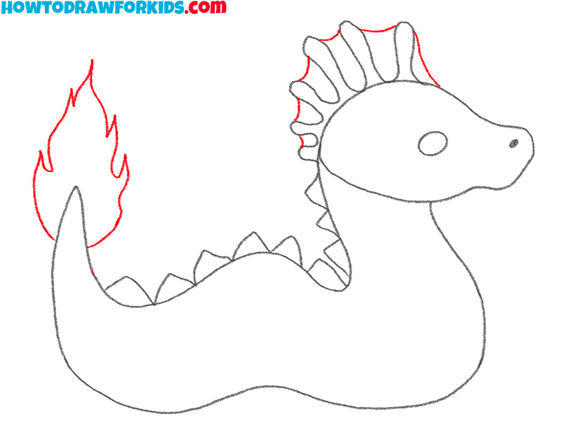 sea serpent drawing tutorial