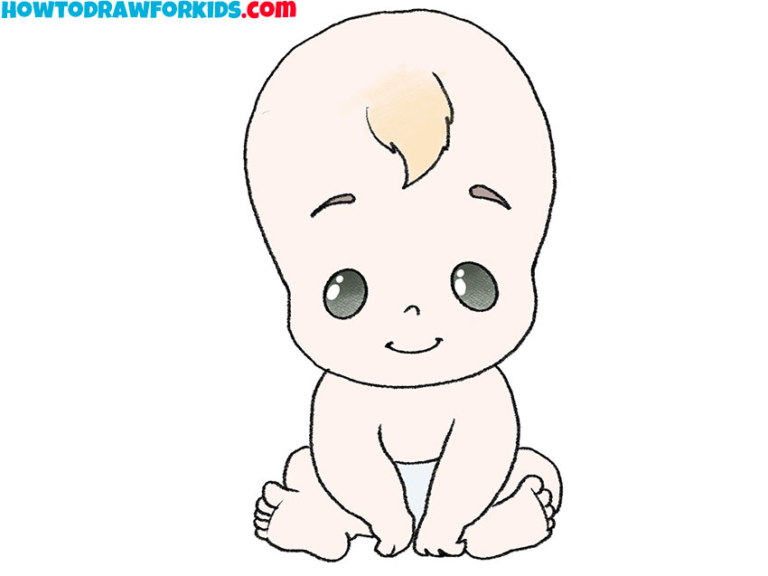  cute baby drawing for beginners