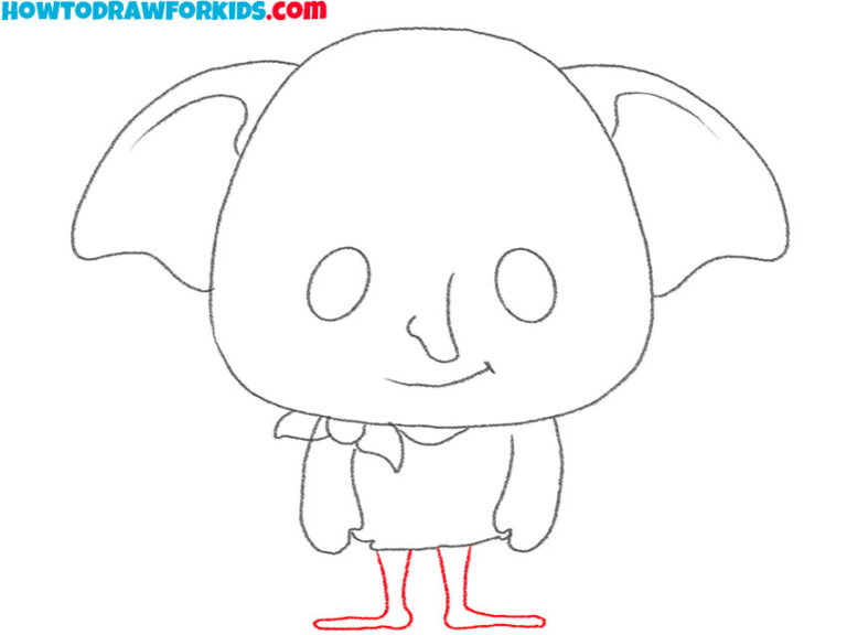 How to Draw Dobby Easy Drawing Tutorial For Kids