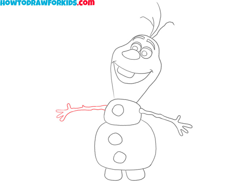how to draw olaf for kindergarten