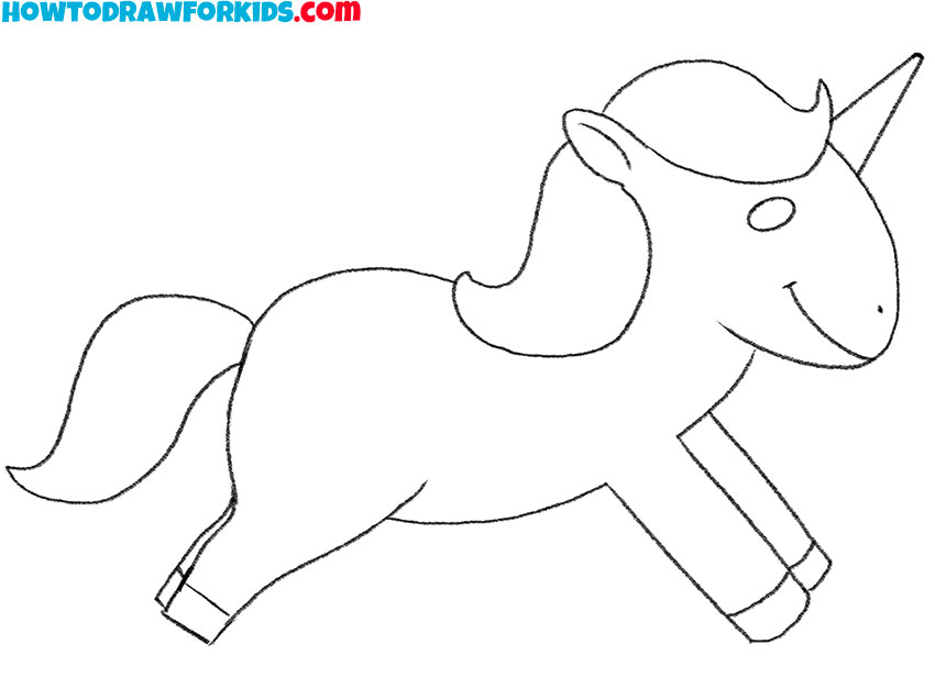 jumping horse drawing tutorial