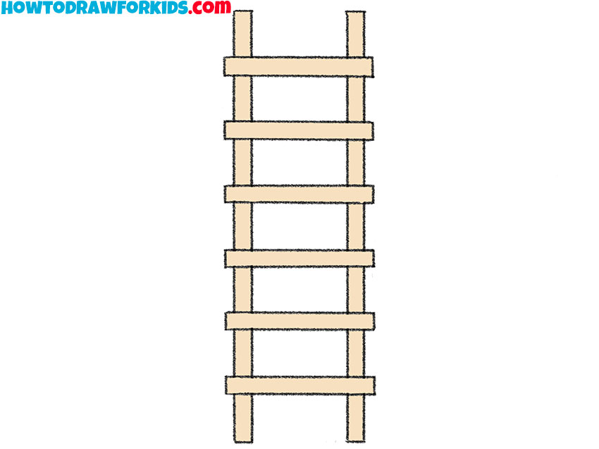 simple ladder drawing